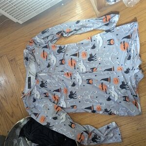 Women's Gothic Halloween One Piece Pyjamas